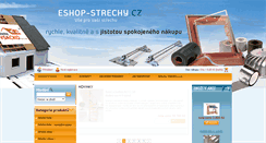 Desktop Screenshot of eshop-strechy.cz